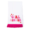 Girl Dinner Tea Towel w/ Tassels
