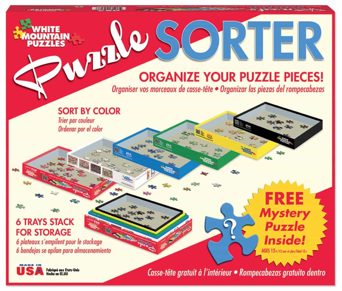 white mountain puzzle sorter