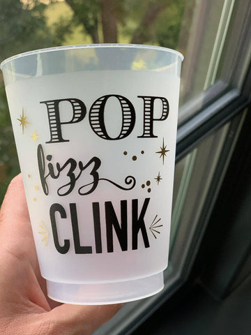 Pop Fizz Clink - Set of 10 Cups Reusable Cups