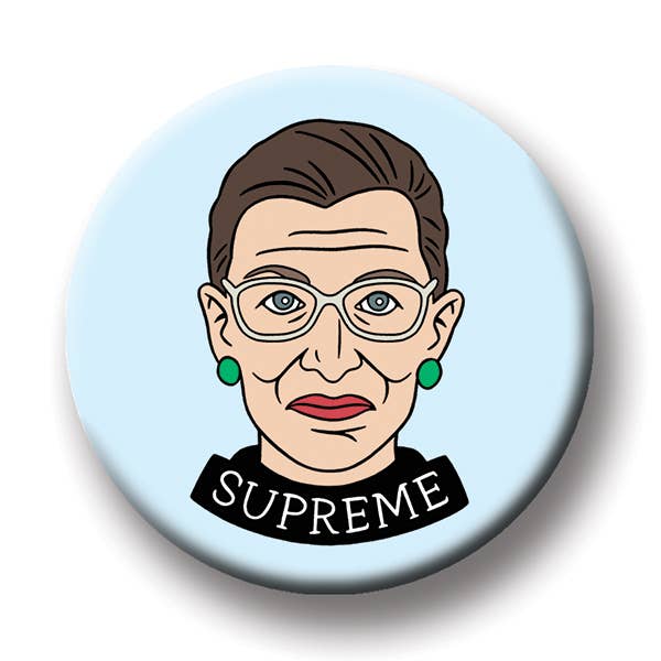 Ruth Bader Ginsburg Round Magnet