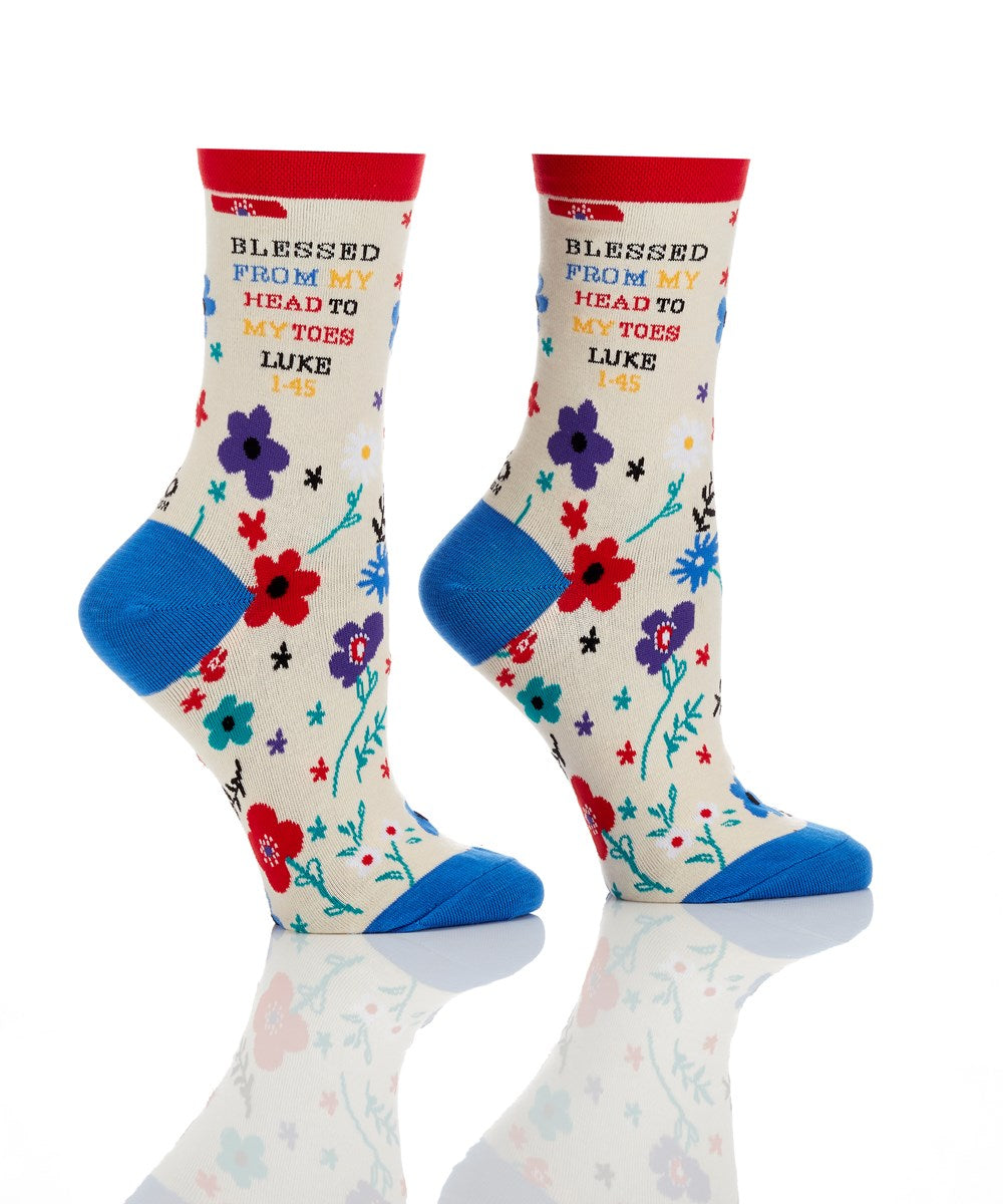 Women's Crew Sock, Blessed