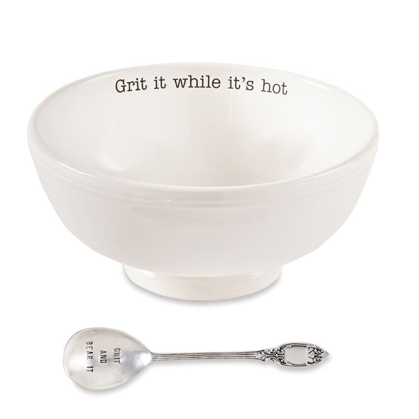 Pedestal Grits Serving Set