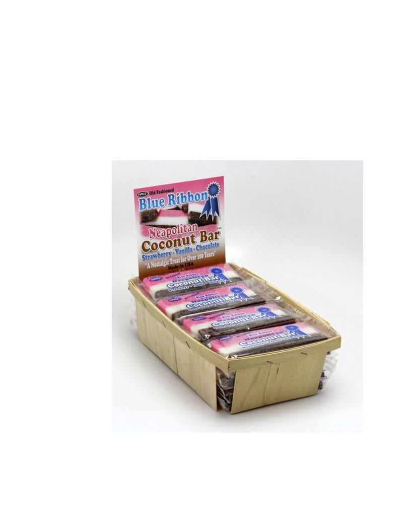 Neapolitan Coconut Bars - 24 Ct Box