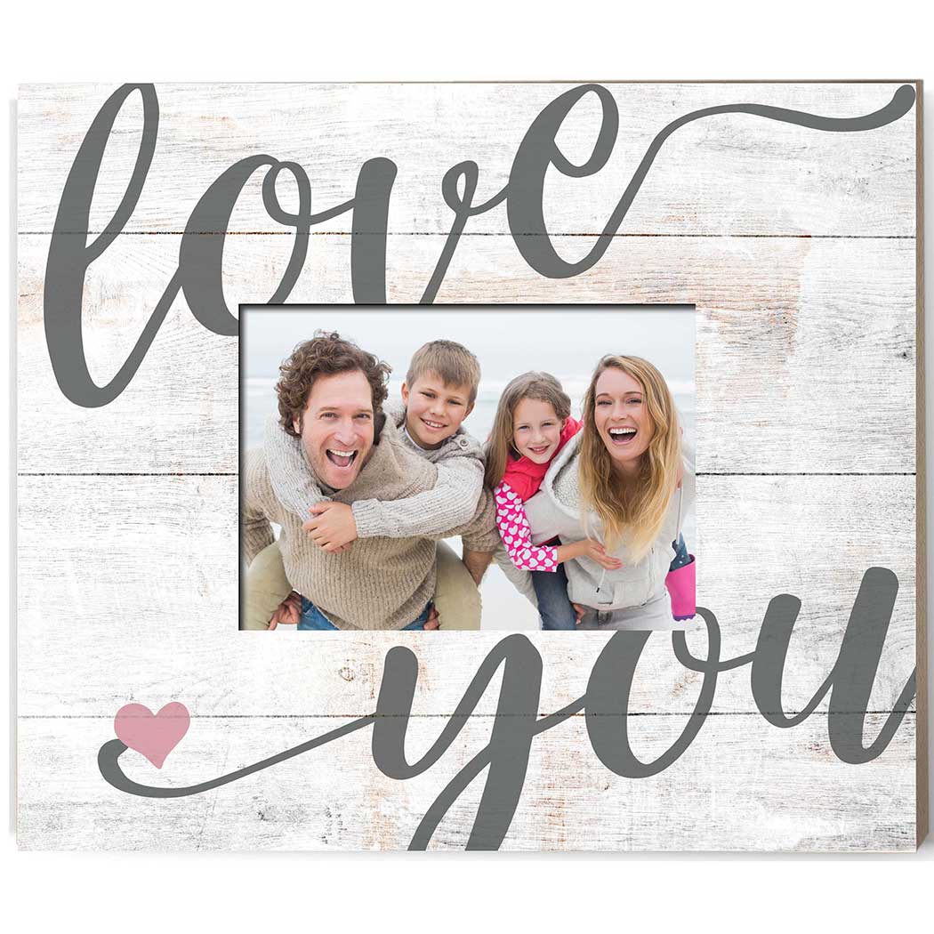 Weathered Love You Photo Frame