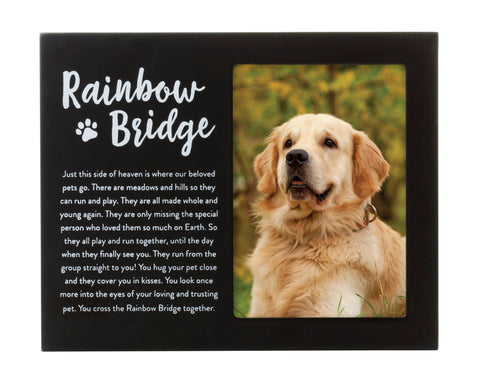 Rainbow Bridge Pet Memorial Frame
