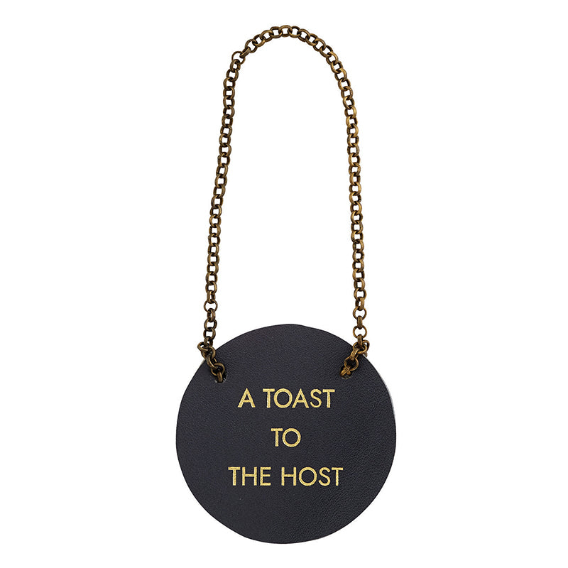 A Toast to the Host Bottle Tag