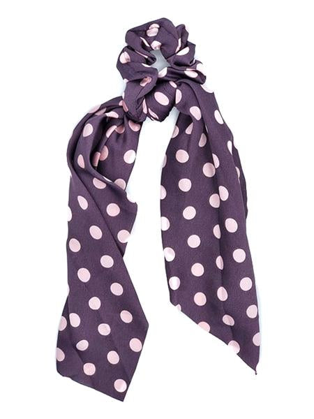 Polka Dot Hair Scrunchies