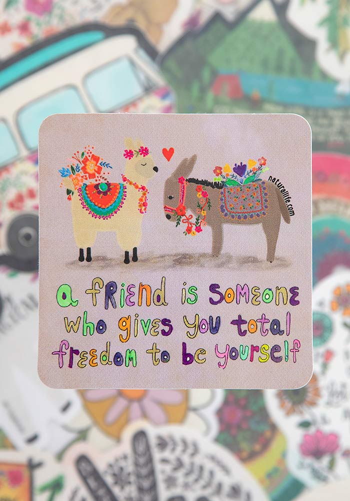 Friend Gives Sticker