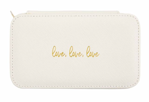 Rectangle Jewelry Case Cream