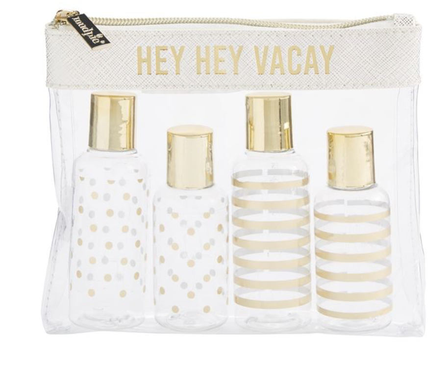 Clear Travel Kit White