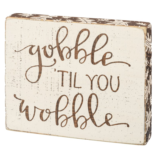 Gobble Block Sign