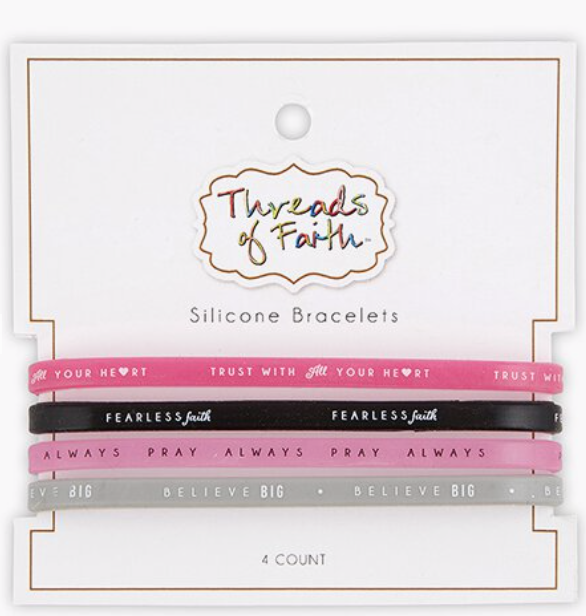Silicone Bracelets - Threads of Faith