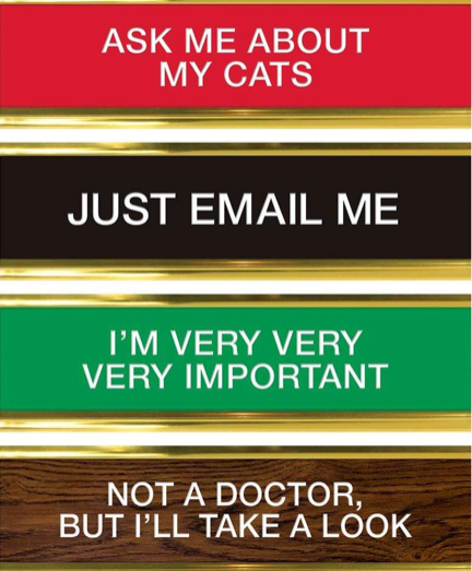 Daily Desk Plaque