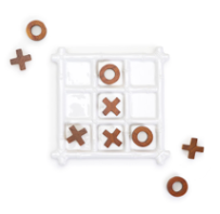 Faux Bamboo Tic Tac Toe
