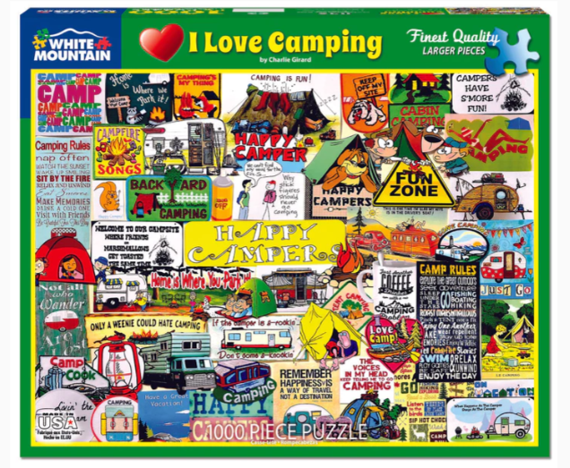I Love Camping Puzzle