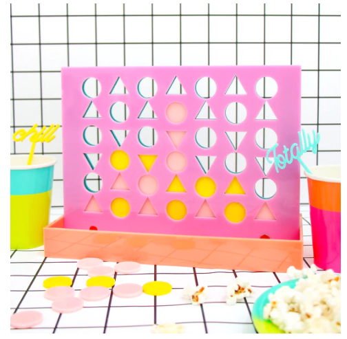 Acrylic Four in a Row Game