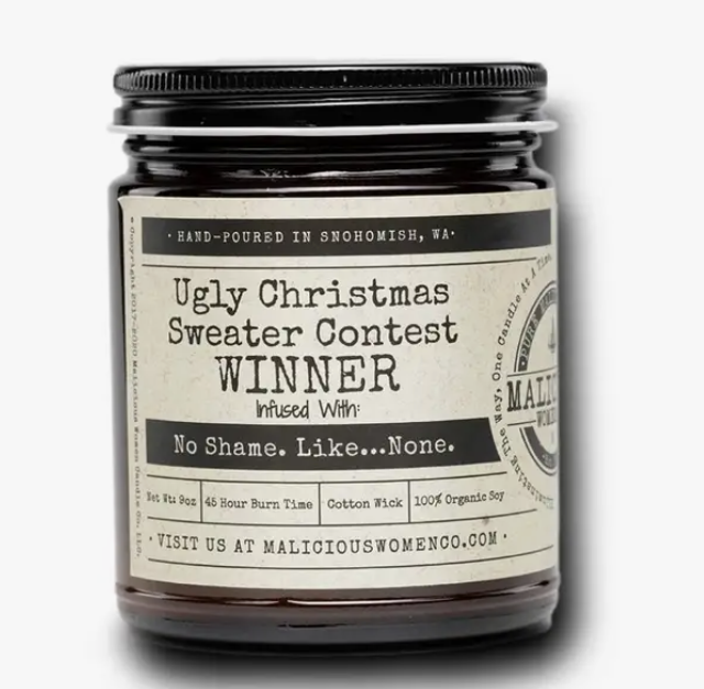 Ugly Christmas Sweater Contest WINNER