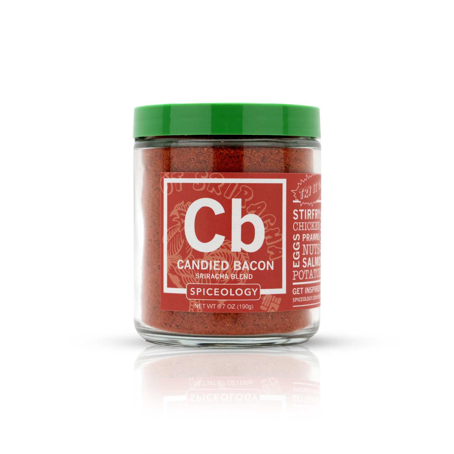 Candied Bacon Sriracha Blend | Glass Jar