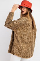 African Lily Leopard Jacket