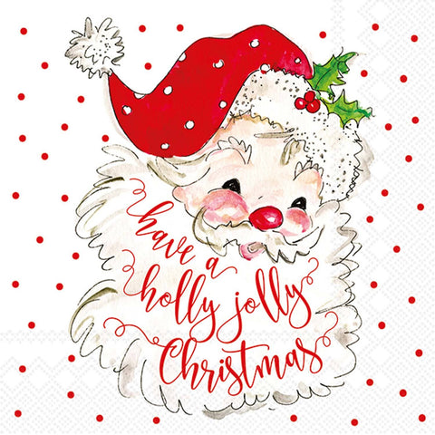 Paper Lunch Napkins -  Holly Jolly Christmas 20ct