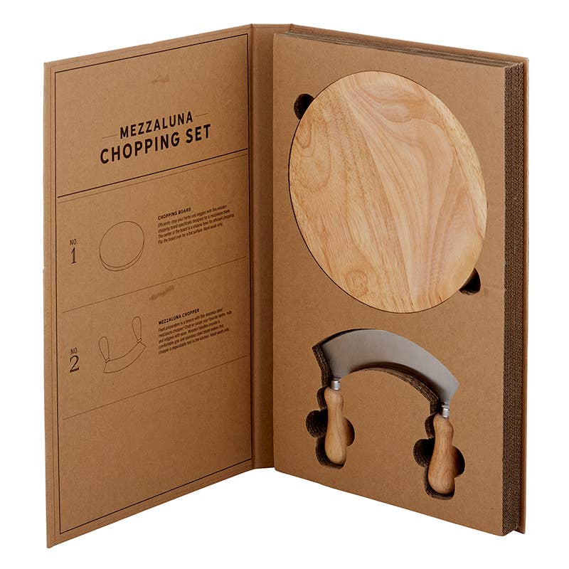 Cardboard Book Set - Mezzaluna