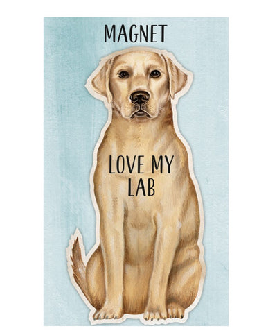 I Love My Yellow Lab Magnet