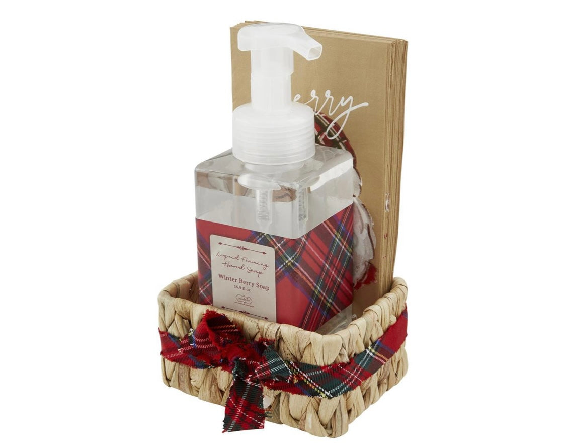 Tartan Soap Napkin Set