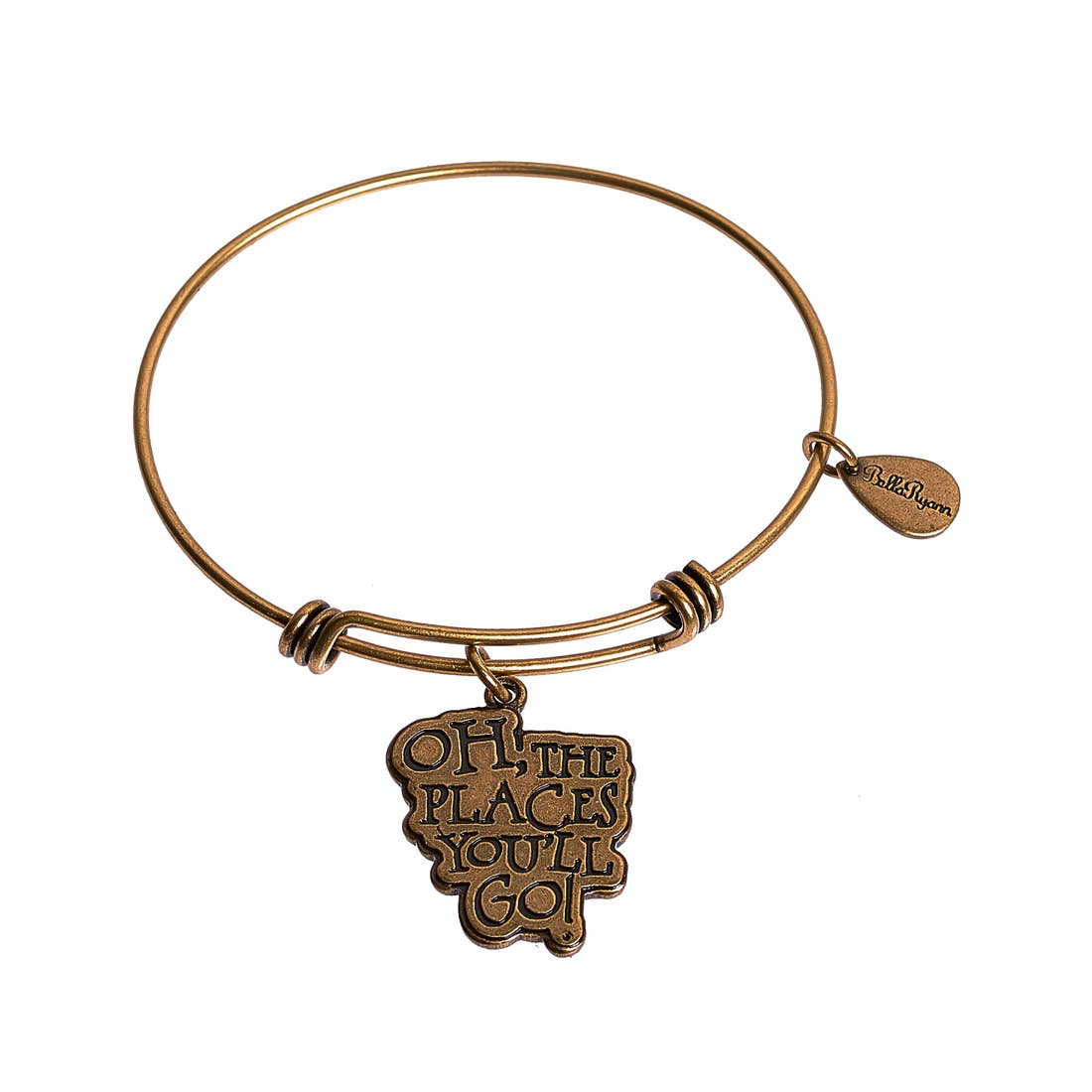 Oh, The Places You'll Go! Expandable Bangle Charm Bracelet