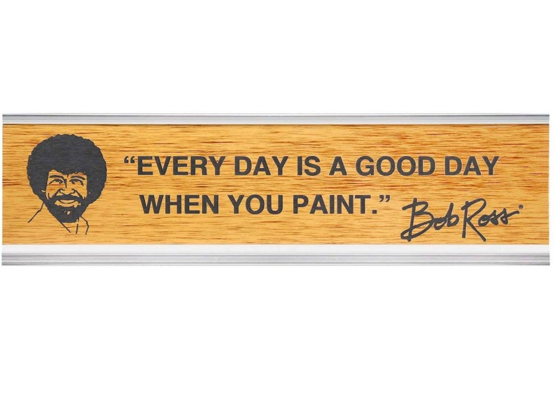 Bob Ross 8" Desk Sign