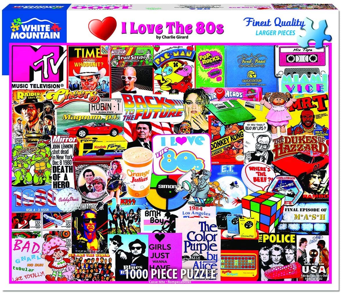 I Love The 80s Puzzle