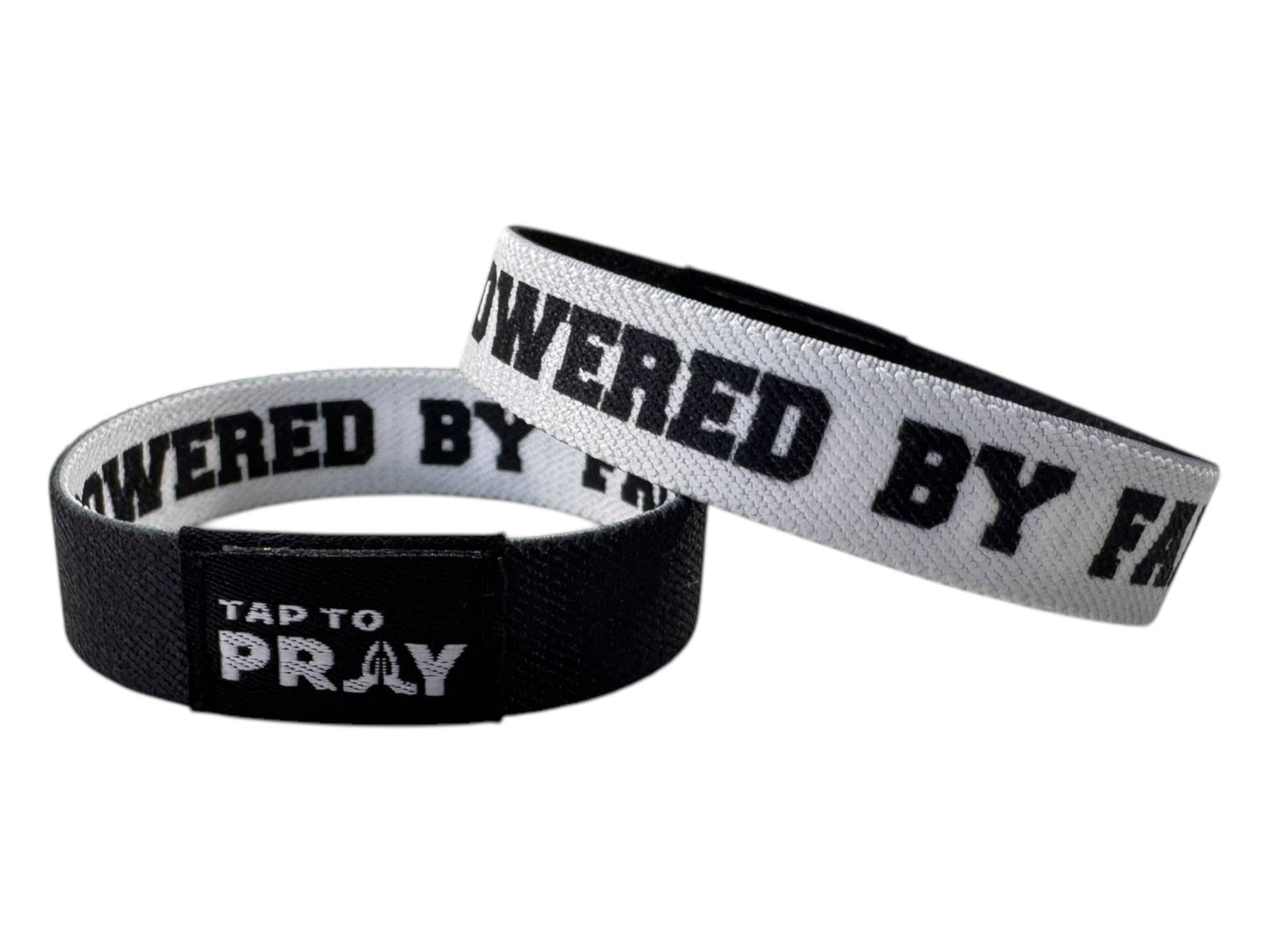 Tap To Pray™ Wristbands - / Jesus is Lord / Powered by Faith
