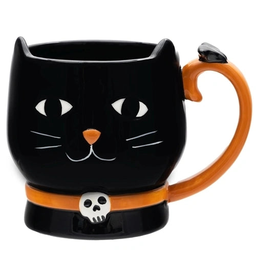 BLACK CAT CERAMIC MUG