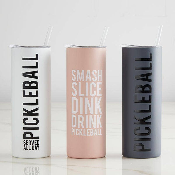 Skinny Tumbler - Smash Slice Pickleball