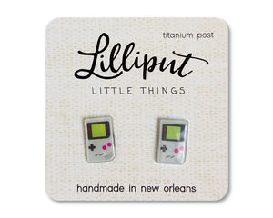 Retro Handheld Video Game Earrings