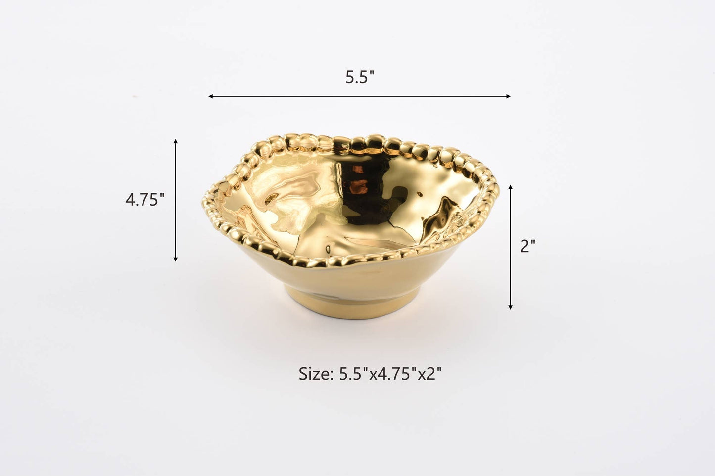 Gold Snack Bowl