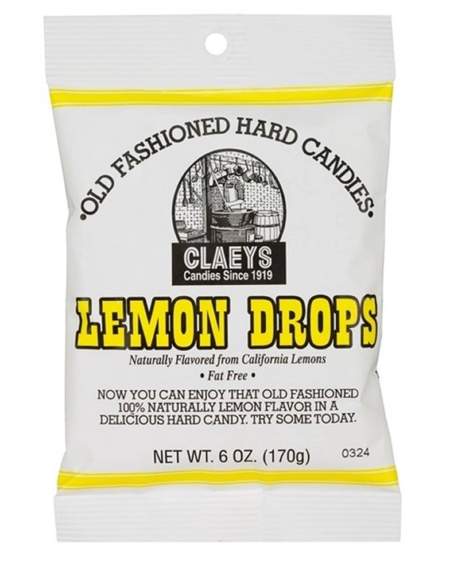Claeys Old Fashioned Hard Candies -Lemon
