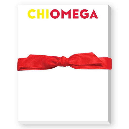 CHI OMEGA mini notepad