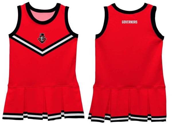 APSU Red Sleeveless Cheerleader Dress