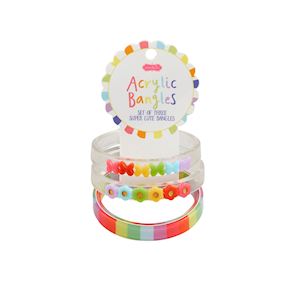 Acrylic Bangles set of 3
