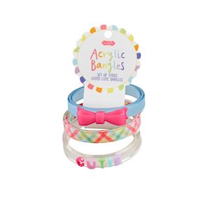 Acrylic Bangles set of 3