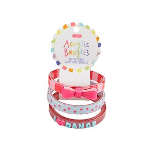 Acrylic Bangles set of 3