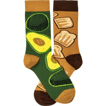 Avocado And Toast Socks