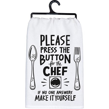 Please Press The Button for the Chef