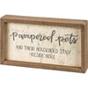 Pampered Pets And Their Staff Inset Box Sign