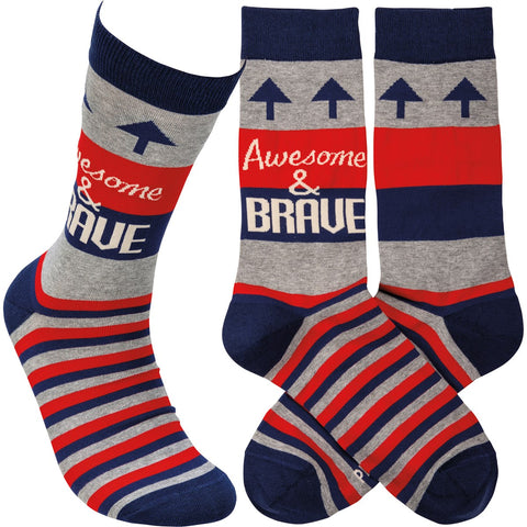 Awesome & Brave Socks