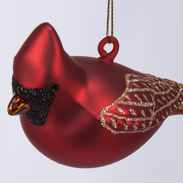 Cardinal Glass Ornament