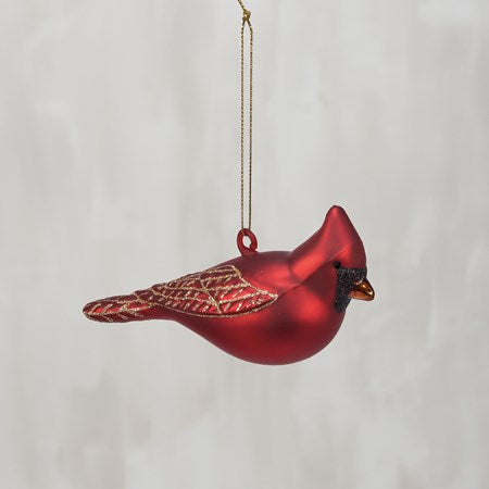 Cardinal Glass Ornament