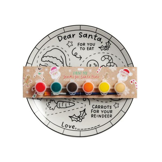DIY Ceramic Christmas Plate