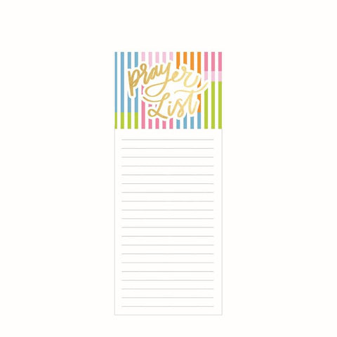 Magnetic Notepad Prayer List- Multi