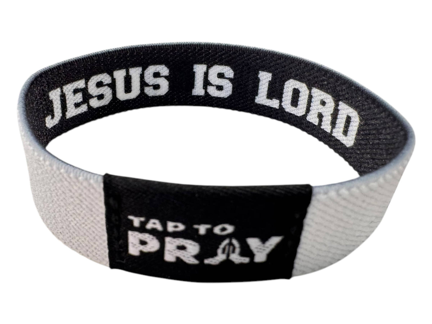 Tap To Pray™ Wristbands - / Jesus is Lord / Powered by Faith